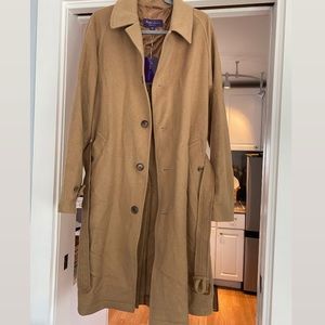 Ralph Lauren long coat purple label. Never worn.